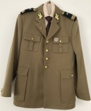 HM - Costum militar kaki 6 - capitan transmisiuni - piesa de colectie