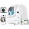 Litiera smart cu autocuratare PETKIT Purobot Max Pro with Camera Self-Cleaning pentru pisici, Recunoastere faciala, 8L