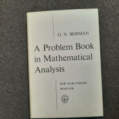 G. N. Berman - A problem book in mathematical analysis