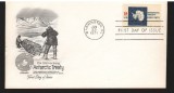 CPIB17091 INTREG POSTAL - SUA, WASHINGTON, 1971, ANTARCTIC TREATY, Necirculata, Printata