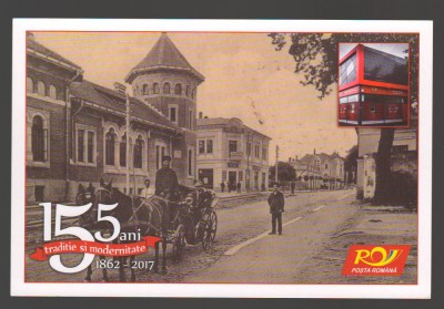 CPIB 19275 CARTE POSTALA - PALATUL POSTELOR, HOTEL BULEVARD RAMNICU VALCEA 1919 foto