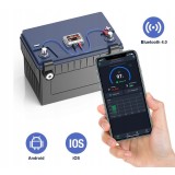 Tester Sanatate Baterie Auto - Moto 12V, Cu Monitorizare Traseu prin GPS, cu Bluetooth 4.0, Compatibil iOS/Android, IP67