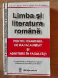 Limba si literatura romana pentru examenul de bacalaureat si admitere in facultati- C. Barboi, V. Lisman