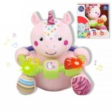 Jucarie interactiva bebe cu activitati si lumini 20 cm - Unicorn, Reig Musicales