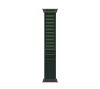 Curea smartwatch, THD, Alpine Loop, pentru Apple Watch Ultra2 49 mm, Apple Watch 46 mm seria 10, marime universala, catarama neagra, Verde Padure