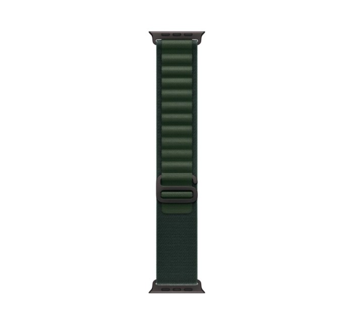 Curea smartwatch, THD, Alpine Loop, pentru Apple Watch Ultra2 49 mm, Apple Watch 46 mm seria 10, marime universala, catarama neagra, Verde Padure