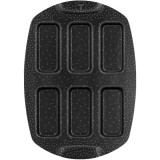 Forma de copt Tefal PerfectBake Mini Tarte dreptunghiulare, aluminiu reciclat, invelis antiaderent, 21x29 cm, negru &amp;amp; maro
