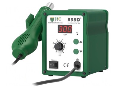 Stație de Lipit cu Aer Cald Digitală 650W 100-480&amp;deg;C ESD BST-858D foto