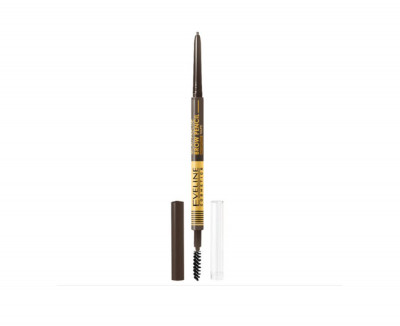Creion pentru sprancene cu perie, Eveline Cosmetics, Micro Precise Brow Pencil, nuanta 01 Taupe foto