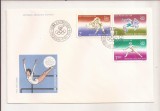 P6 Plic FDC - Prima zi a emisiunii - Olimpiada Los Angeles 1984, format mare