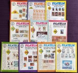 Romania 1994 - Lot 10 reviste filatelice romanesti FILATELIA / An XLIII incomplet