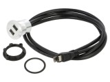 Cablu adaptor USB 2.0 pentru montare pe panou
