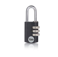 Lacat Yale YE3CB/38/131/1/BK din aluminiu cu cifru 38mm Negru foto
