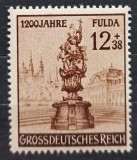 Timbru istoric WW2 &ndash; Al Treilea Reich (1944) &ndash; Aniversarea a 1200 de ani a orașului Fulda (MNH / Neuzat)
