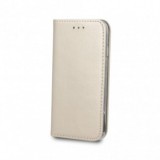 Husa Flip Carte Stand Huawei P20 Lite, Inchidere Magnetica, Gold