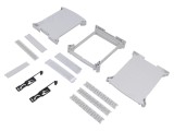 Carcasă ITALTRONIC pentru șină DIN 10.450KM04 gri deschis 101x54x125mm