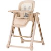 Scaun masa Chipolino Super Chef 2in1 Tiramisu, reglabil, 6 luni-3 ani, leagan bebelusi 0-6 luni, pliere compacta