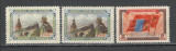 Mongolia.1956 Saptamina prieteniei cu urss-Linia ferata Moscova-Ulan Bator MM.200