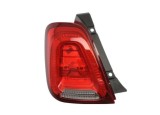 Stop spate lampa FIAT 500, 07.2015-, partea stanga, TYC, tip bec P21/5W+PY21W; fara soclu bec ; cu banda acoperire, modele Hatchback
