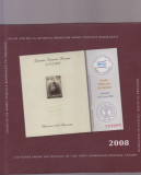 2008 Romania Album filatelic Efiro LP 1805 f, timbre UV + colita speciala folio, Organizatii internationale, Nestampilat