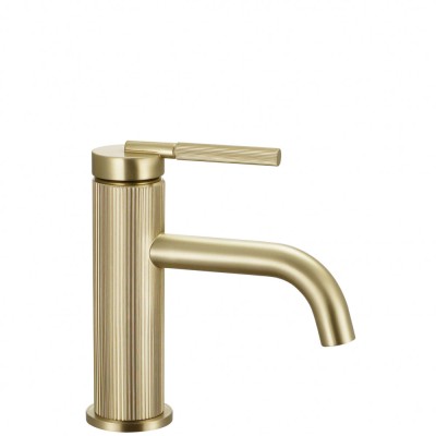 Baterie pentru baie Rea Argon Brush Gold low foto