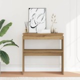 VidaXL Măsuță consolă, stejar artizanal, 80x30x80 cm, lemn prelucrat