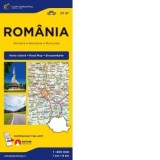 Romania harta rutiera
