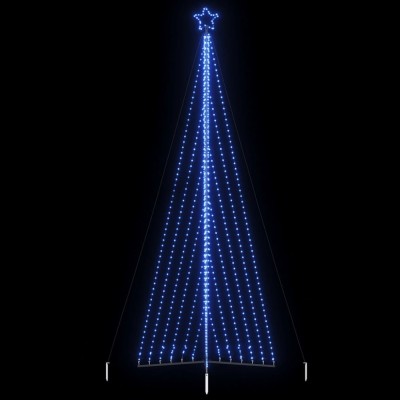 Pom de Crăciun LED 789 LED-uri Albastru 476 cm foto
