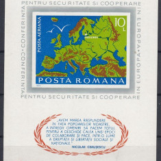 Romania 1975 - CSCE - Colita Nedantelata MNH