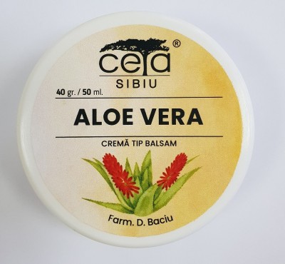 Crema tip balsam aloe vera 40gr foto