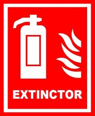 Placuta pentru extinctor foto