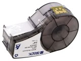 Bandă autoadezivă BRADY 19,05mm x 6,4m neagră M21-750-595-BK cu caractere albe