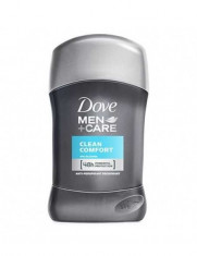 Deodorant antiperspirant stick Dove Clean Comfort pentru barbati, 50 ml foto