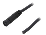 Conector M8 2m 4 Pin Drept Cu Manșon și Cabluri