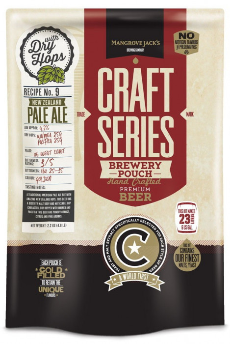 Mangrove Jack&#039;s Craft Series New Zealand Pale Ale - kit bere de casa 23 litri