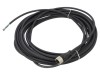 Cablu de conectare M12 10m IP67 Telemecanique, 4 pini, PUR, XZCP1169L10