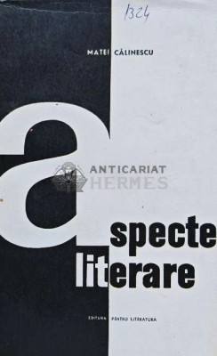 Aspecte literare - 1965 - Matei Calinescu (AF194) foto