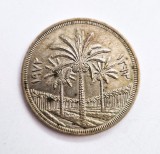 Moneda argint IRAQ 1 dinar 1972 AG. 500 31 gr. 40 mm _ km # 137 comemoratva, Asia