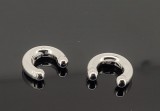 Cumpara ieftin Cercei Argint 925 Minimalist C-Curve , Design Bold fara Tortita