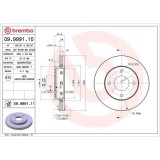 Set disc frana Mitsubishi Colt Czc 6 Convertible (Rg) 05.06-07.09, Colt 6 (Z3 A Z2 A) 10.02-12.12; Smart Forfour (454) 01.04-06.06, Fata, 256X24mm, v