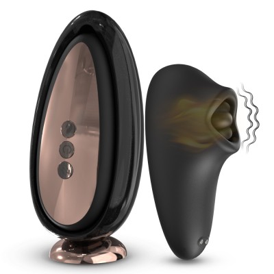 Vibrator Licking Mirror Black foto