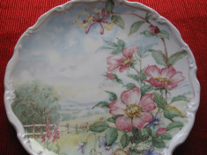 FARFURIE DECORATIVA PORTELAN ENGLEZESC ROYAL ALBERT FINE CHINA WILD ROSE foto