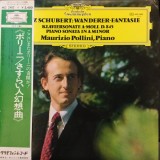 Vinil LP # &quot;Japan Press&quot; Franz Schubert - Maurizio Pollini &ndash; Wanderer-Fantasie / Klaviersonate A-moll D. 845 - Piano Sonata In A Minor (NM)