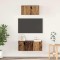 vidaXL Set comodă TV 2 pcs Lemn vechi 80 x 30 x 30 cm Lemn compozit 3393381