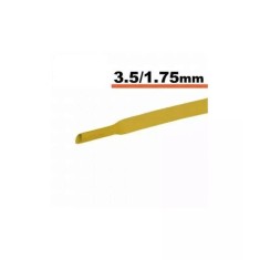 Tub termocontractibil galben 2.5 mm/ 1.25 mm 50cm
