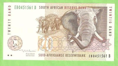 AFRICA DE SUD 20 RAND / 1999. UNC. foto
