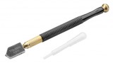 Dispozitiv Taiere Sticla TOLSEN, Corp Fier, Alimentare Ulei, 175mm, Taiere 4-10mm, Lama Carbură Tungsten