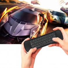 Mini tastatura wireless si telecomanda smart tv, xbox, ps4, airmouse 3d 6 axe, rii mx6 foto