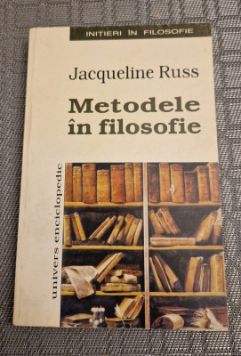 Metodele in filosofie Jacqueline Russ foto