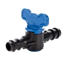 Robinet din plastic pentru teava picurare cu stut, Nr-7640, 20 x 20 mm